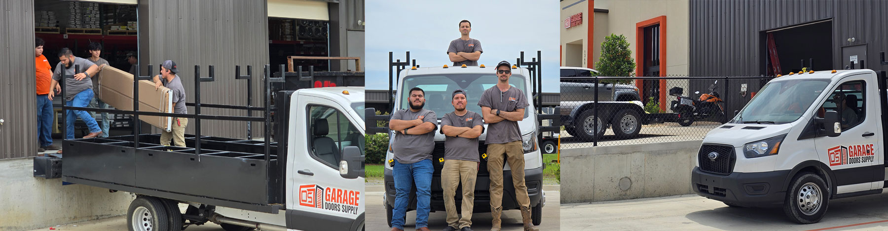 branded truck & team pic